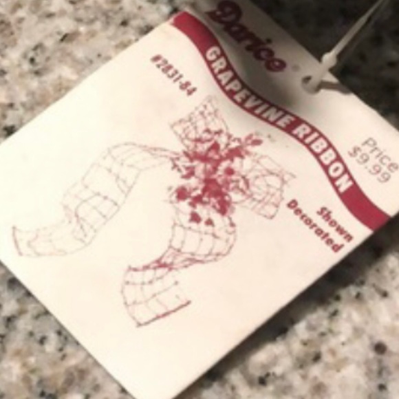 NWT Ashland Boxwood Letters And Grapevine Ribbon Decoration Lot - Picture 8 of 14